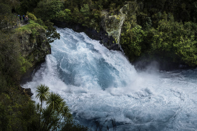 Huka Falls - The amazing Huka Falls near Taupo, New Zealand