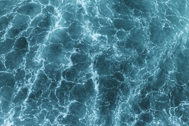 Teal Below - Cool teal ocean foam.