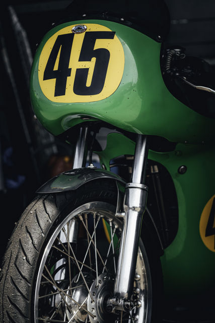 Classic 45 - Classic racing motorcycle seen at the Spring Classic 2019 at Manfeild