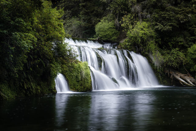 Maraetotara Falls Spring - The beautiful waterfall on the Maraetotara Historic Walk in Hawke's Bay, New Zealand