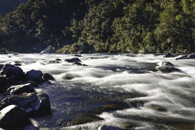 Mohaka River Rapids - A winter's day at the Mohaka River