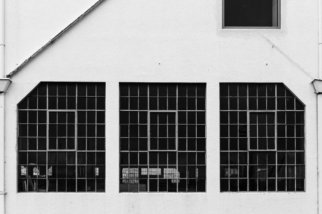 Two Hundred And Fifteen - Windows on an old woolstore at Ahuriri
