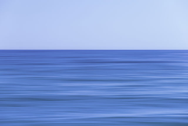 Blue Horizon - Cool blue ocean on a clear blue day