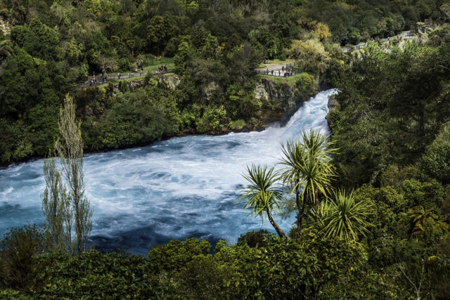 Huka Falls II - The amazing Huka Falls near Taupo, New Zealand