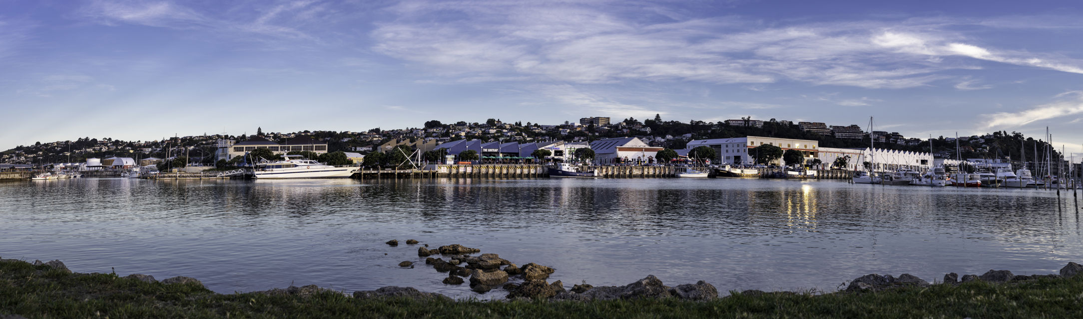 Ahuriri Evening - A summer evening looking over the Ahuriri inner harbour from Westshore.