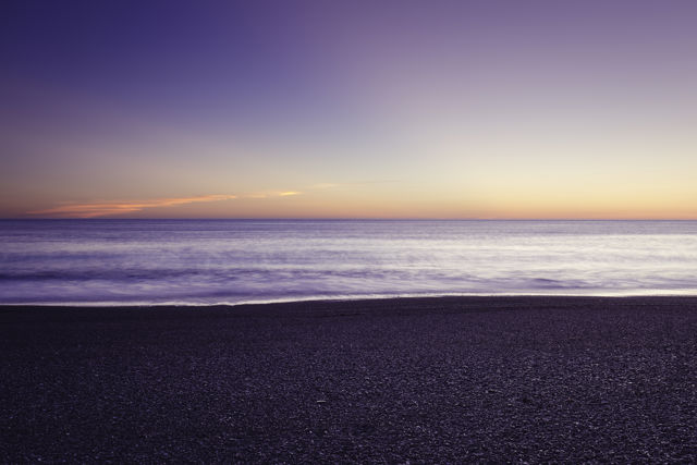 Morning Stillness - A beautiful peaceful dawn at the stony beach near Napier
